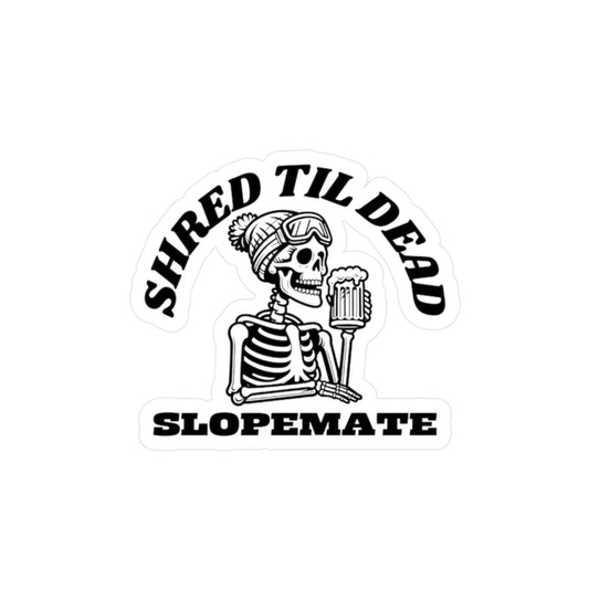 SlopeMate Shred Sticker